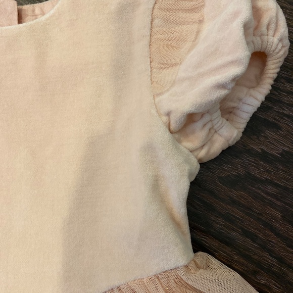 NWTMini Boden Pink Ruffle Dress 4/5y 110cm - Picture 3 of 4